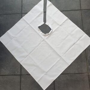 Tablier blanc de Drapage